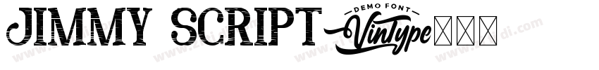 jimmy script字体转换
